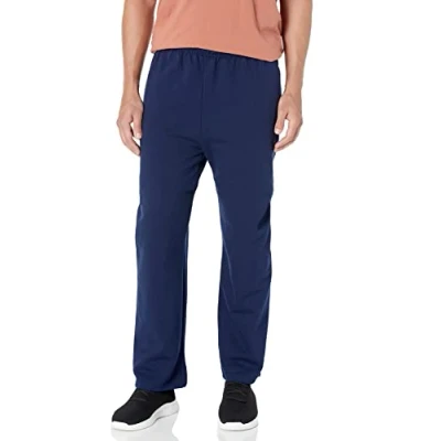 Abbildung von Jerzees Herren Nublend Fleece Open Bottom Sweatpants with Pockets, Relaxed Fit, Cotton Blend Trainingshose, Marineblau, XXL