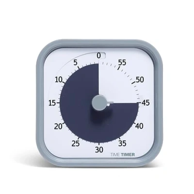 Abbildung von Time MOD 60 Minuten Visueller Timer Home Edition für Kinder Homeschooling, Schultisch, Bürotisch und Meetings mit lautlosem Betrieb