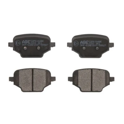 Abbildung von ABE C2P010ABE Bremsbelagsatz Hinterachse Low Metallic nicht für Verschleißwarnanzeiger vorbereitet, ohne integrierten Verschleißsensor