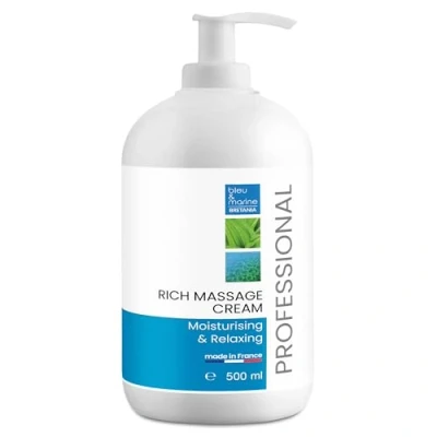 Abbildung von Anti Aging Feuchtigkeitscreme für den Körper Professionelle Massagecreme mit Vitamin E Hautpflege &amp; Feuchtigkeit Personalisierbar ätherischen Ölen Natürliche Inhaltsstoffe, 500 ml