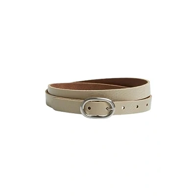 Abbildung von Esprit SLIM BELT Gürtel, Damen, Größe: 100, Light taupe