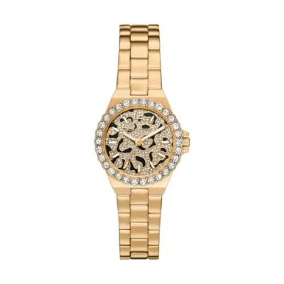 Abbildung von Michael Kors Watch Lennox Uhr goldcoloured, Damen, Größe: One Size, Gold coloured