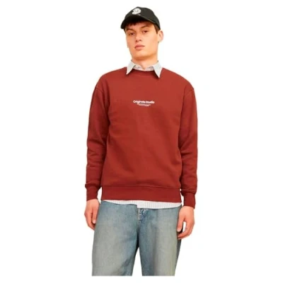 Abbildung von Jack &amp; Jones Jorvesterbro CREW NECK Sweatshirt, Herren, Größe: XL, Brown