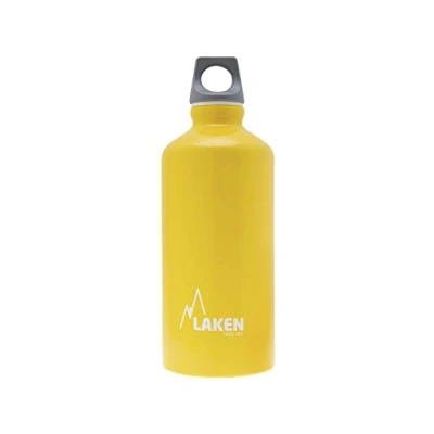 Abbildung von Laken Futura Alu Trinkflasche Schmale Öffnung Schraubdeckel mit Schlaufe 0,6L, Gelb
