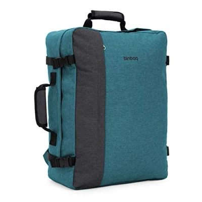Abbildung von blnbag M3 Kompakter ultra leicht Reiserucksack, 35 Liter, Funktional einsetzbar mit gepolsterten, längenverstellbaren Schulterriemen oder als Tragetasche Trageriemen, Unisex, Grün