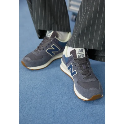 Abbildung von New Balance WL574 Sneaker low magnet, Damen, Größe: 36.5, Magnet Leder und textil