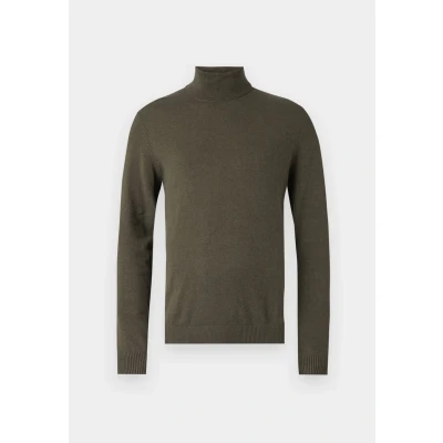 Abbildung von Jack &amp; Jones Jjeemil ROLL NECK Strickpullover, Herren, Größe: XXL, Olive night melange