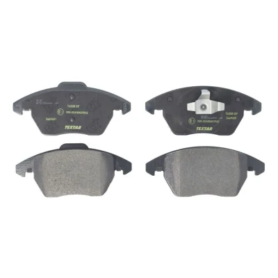 Abbildung von TEXTAR 2469601 Bremsbelagsatz nicht für Verschleißwarnanzeiger vorbereitet SEAT: Ibiza 4 Sportcoupe, 4, ST, AUDI: A1 Sportback