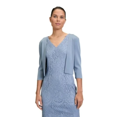 Abbildung von Vera Mont Bolero Blazer, Damen, Größe: Small, Light steel blue