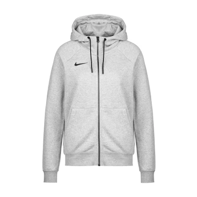 Abbildung von Nike Performance W NK FLC PARK20 FZ Hoodie Sweatjacke, Damen, Größe: XS, Dark grey heather / black