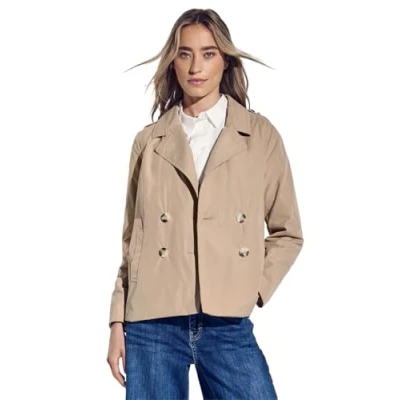 Abbildung von STREET ONE Damen A202057 Trenchcoat, Desert beige, 42