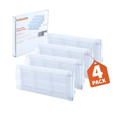 Abbildung von BAKUUM 4er Pack HEPA Filter für Xiaomi S12, gemischten Wassertank und Staubbehälter. Bitte überprüfen Sie das Modell vor dem Kauf.