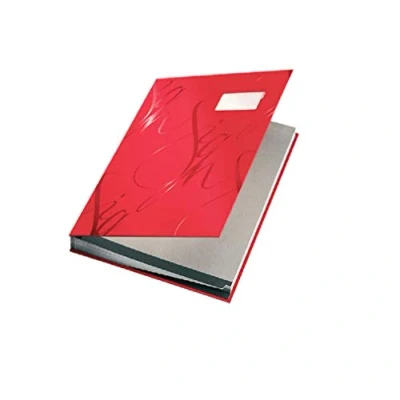Abbildung von Leitz 57450025 Unterschriftsmappe Design, 18 Fächer, rot