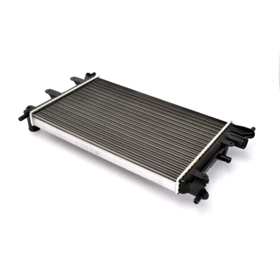 Abbildung von THERMOTEC D7G027TT Kühler, Motorkühlung Aluminium für Fahrzeuge ohne Klimaanlage 322 500 34 Schaltgetriebe Kühlrippen mechanisch gefügt