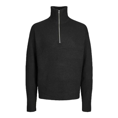 Abbildung von Jack &amp; Jones Jorollie HALF ZIP Strickpullover, Herren, Größe: XL, Black