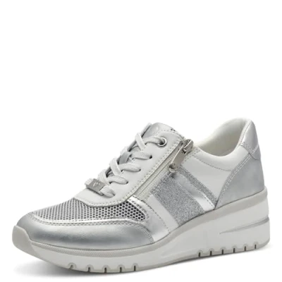 Abbildung von Marco Tozzi Sneaker low, Damen, Größe: 42, White comb Schuhe
