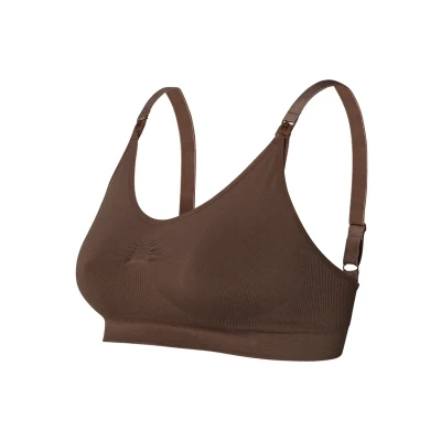 Abbildung von Noppies Maternity Essentials Seamless Nursing BRA HURA Sensil Breeze Bustier, Damen, Größe: XS, Coffee bean
