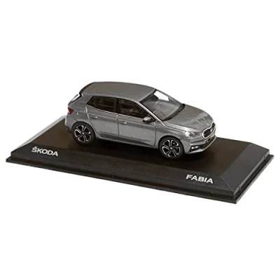 Abbildung von Skoda 6VA099300F7C Fabia A07 Modellauto 1:43 Miniatur, Graphite grau