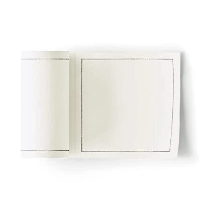 Abbildung von MYdrap Cocktail Servietten, Baumwolle, Weiß, 11x11 cm