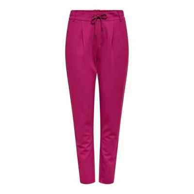 Abbildung von ONLY Damen ONLPOPTRASH Life Easy COL Pant PNT NOOS Hose, Sangria, XXS x 32L
