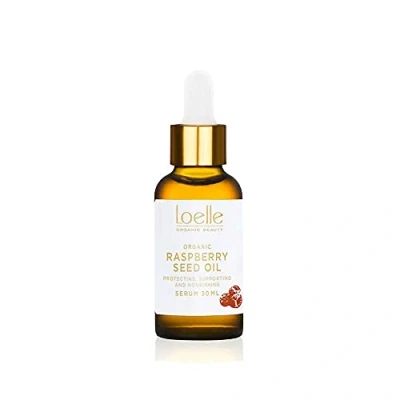 Abbildung von Loelle 100% reines Himbeerkernöl für Gesicht, Körper, Hände und Haare Trockene Körperöle helfen Sonnenflecken aufzuhellen Biologische Gesichts Anti Falten Produkte (30ml)