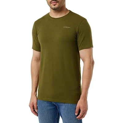 Abbildung von G Star Tshirt basic, Herren, Größe: Medium, Dark olive