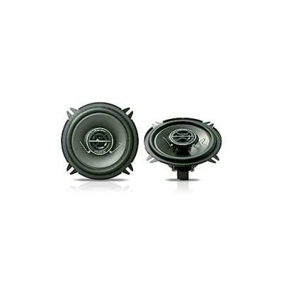 Abbildung von Pioneer TS 1302I 13 cm 2 Weg Koaxiallautsprecher Set mit Lautsprechern (je 130 W max., 25 Sinus), kraftvoller Klang, hoher Wirkungsgrad, 45 mm Einbautiefe, 121 Einbauausschnitt, Gitter