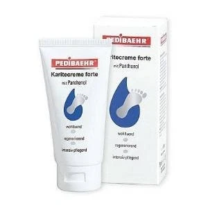 Abbildung von PEDIBAEHR Fußcreme Karitécreme Forte mit Panthenol zur Pflege extrem spröder, trockener und verhornter Haut (2x125ml)