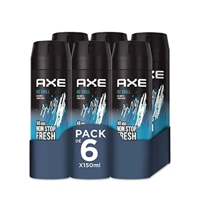 Abbildung von Axe Bodyspray Ice Chill Deodorant für Herren, 150 ml, 6 Stück