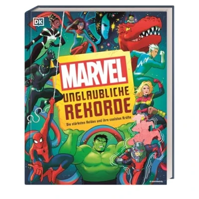 Abbildung von Marvel Unglaubliche Rekorde: Die stärksten Helden und ihre coolsten Kräfte. Verblüffende Fakten, schräges Wissen faszinierende Fun Facts