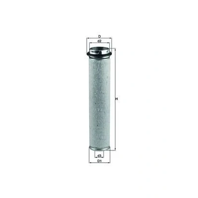 Abbildung von MAHLE ORIGINAL LXS 5/1 Sekundärluftfilter