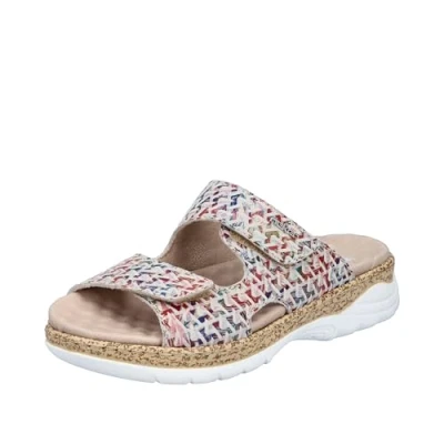 Abbildung von Rieker Damen V2292 Pantolette, Mehrfarbig, 41 EU