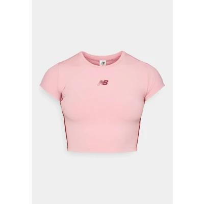 Abbildung von New Balance Harmony Fitted Sport Tshirt, Damen, Größe: XL, Pink taffy