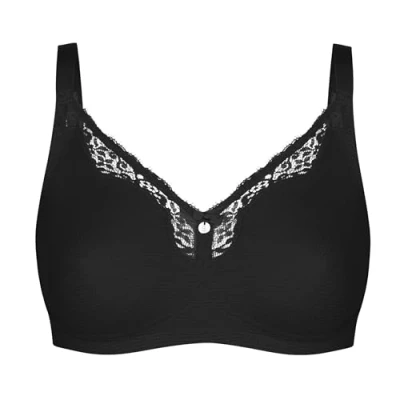 Abbildung von Susa BH Damen ohne Bügel Capri, BHS mit gemoldeten Cups &amp; transparentem Spitzenstoff, Wunderbares Hautgefühl