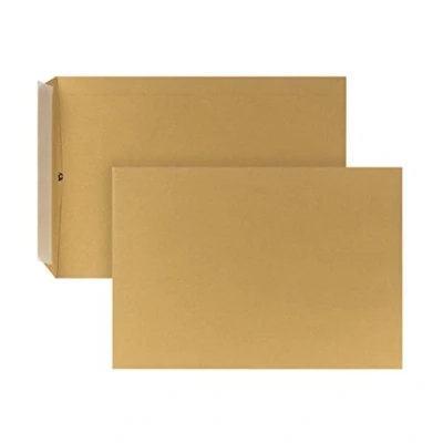 Abbildung von POSTHORN Versandtaschen C4 ohne Fenster (250 Stück) A4 haftklebend Umschläge mit Innendruck Umschlag für Warensendung 110g/m², 324x229mm Braun