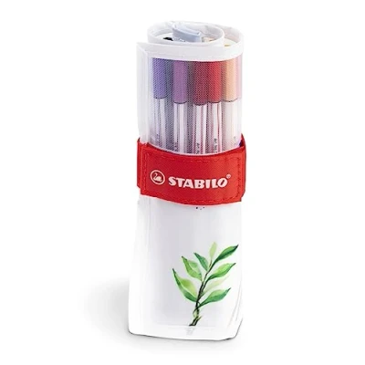 Abbildung von STABILO Premium Marker mit Pinselspitze Pen 68 Brush Rollerset 18 verschiedenen Farben