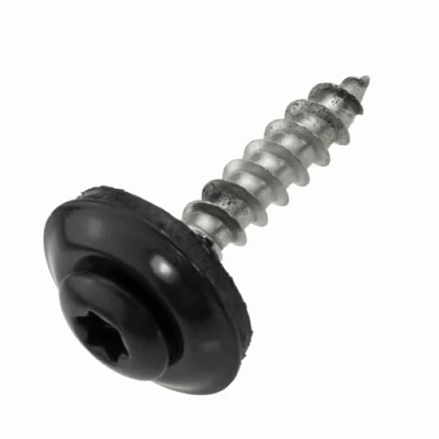 Abbildung von Spenglerschrauben Edelstahl A2 mit EPDM Dichtscheibe 15 mm 4,5 x 25 anthrazit RAL 7016 TX20, 50 Stück