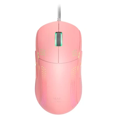Abbildung von Mars Gaming MMPROP Rosa, Ultra Leichtgewicht Maus für Beidhänder, RGB Chroma, Optisch 32K DPI