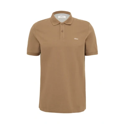 Abbildung von s.Oliver Poloshirt aus Baumwollpiqué Sandstein S