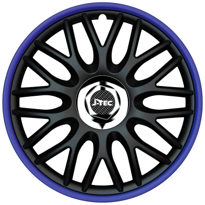 Abbildung von J TEC Orden R J13518 Radblenden 13Zoll schwarz, Blau, chrom