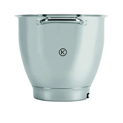 Abbildung von Kenwood KAT811SS Rührschüssel, 6,7 Liter Edelstahl Schüssel TITANIUM XL SS BOWL, Küchenmaschinen Zubehör,Silber