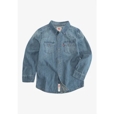 Abbildung von Levi&#039;s Kids barstow western shirt Jungen Vintage Stone 12 Jahre