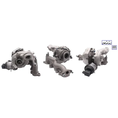 Abbildung von ELSTOCK 91 1087 Turbolader Abgasturbolader, pneumatisch geregeltes Stellelement (Aktuator) mit Dichtungen VOLKSWAGEN: Golf 6, Plus / Crossgolf