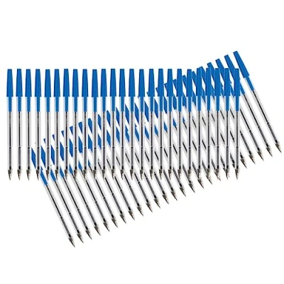 Abbildung von Q Connect KF26039 Kugelschreiber, mittlere Strichstärke (50 Stück) 50 blau