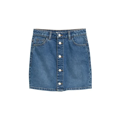 Abbildung von TOM Tailor Minirock für Kinder, Größe: 176, Clean mid stone blue denim