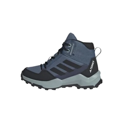 Abbildung von adidas Terrex AX4R MID RAIN.RDY Hiking Shoes Wanderschuhe, Wonder Steel/core Black/Magic Grey, 33 EU