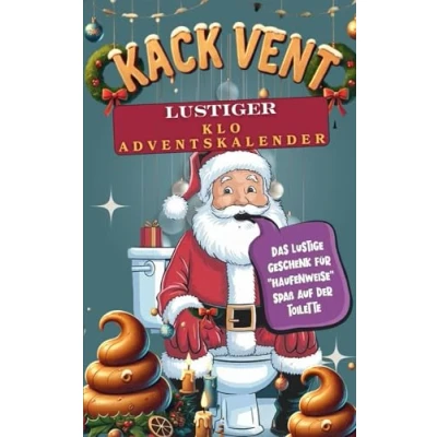 Abbildung von Kack Vent : Lustiger Klo Adventskalender: Rätsel, Sudoku, Sprüche, Fun Facts für Haufenweise Spaß auf der Toilette Geschenk Männer, Frauen und Menschen mit Humor