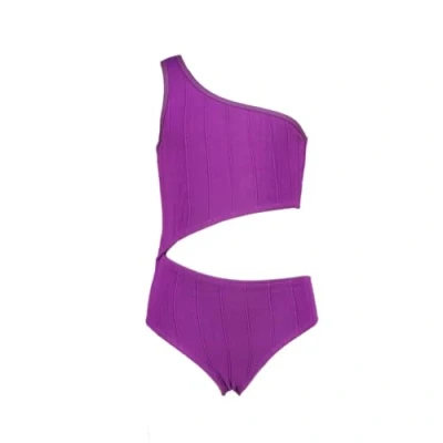 Abbildung von Vingino Badeanzug für Kinder, Größe: 116, Viola purple