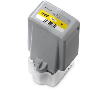 Abbildung von Canon Tintenpatrone PFI 1000 Y gelb yellow 80 ml ORIGINAL für imagePROGRAF PRO