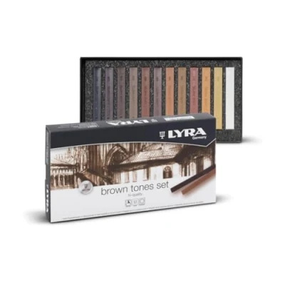 Abbildung von Lyra 5641121 Tones Pastellkreiden, braun, 17,4 x 9,0 2,0 cm